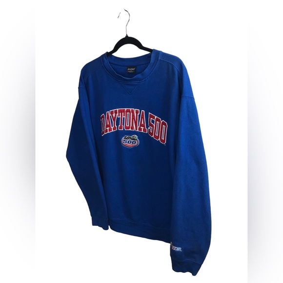 Vtg NASCAR Daytona 500 Embroidered 49th Annual ProEdge Racing Sweatshirt Large - Picture 3 of 11